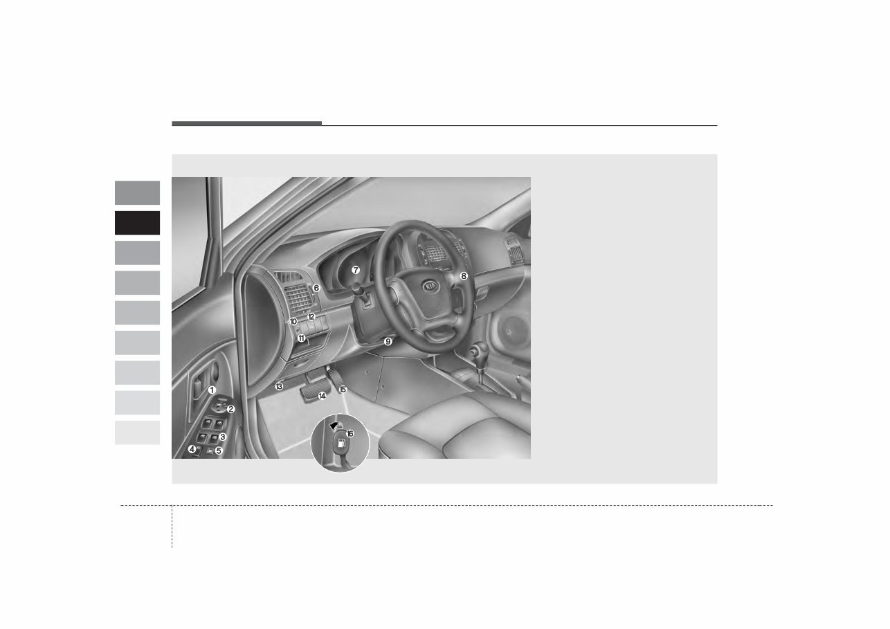 2007 KIA Spectra Owners Manual preview img 8