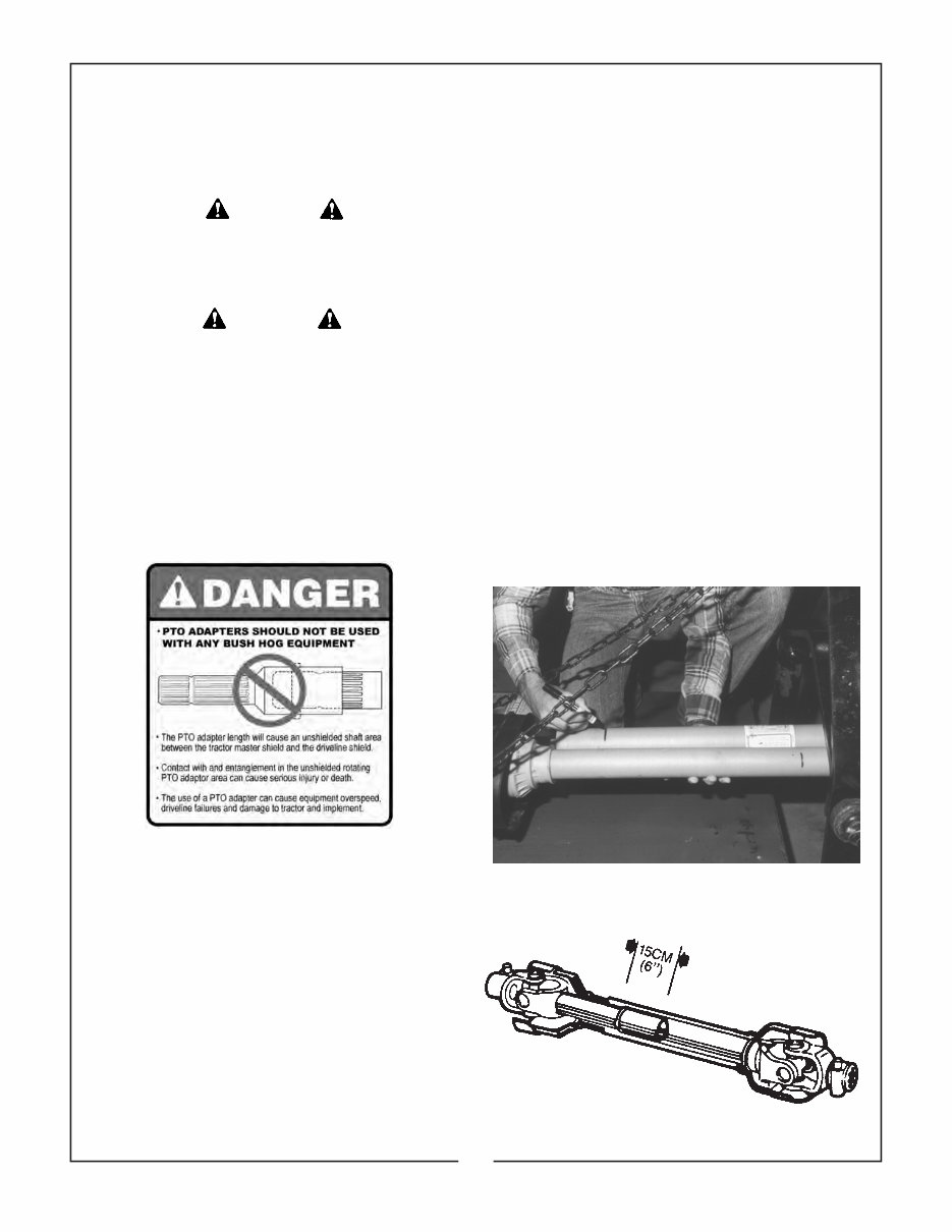 BUSH HOG RDTH 60 72 Operation Maintenance Owners Manual preview img 10
