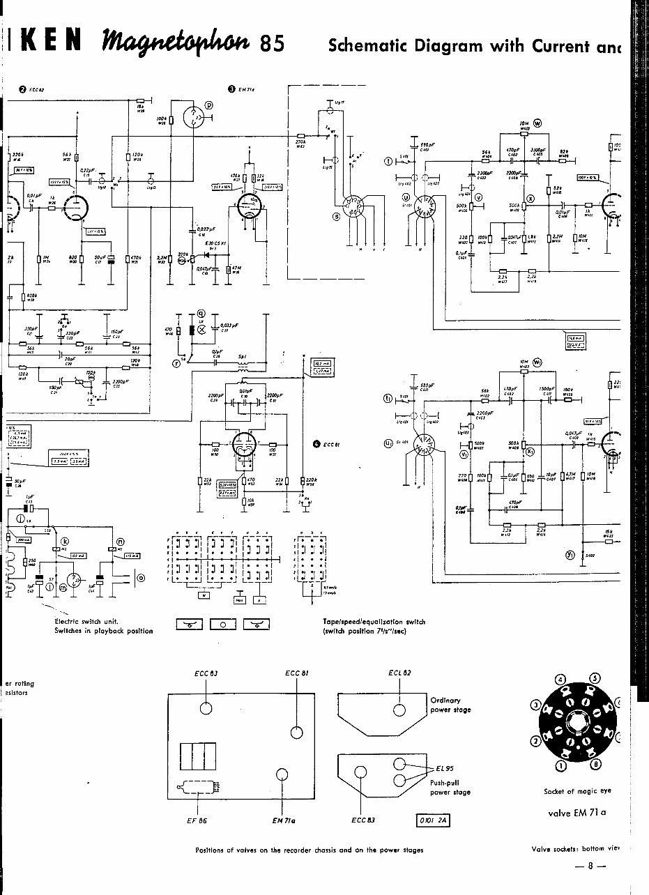 OWNER Manual Telefunken Magnetophon 85 Tape Recorder preview img 8