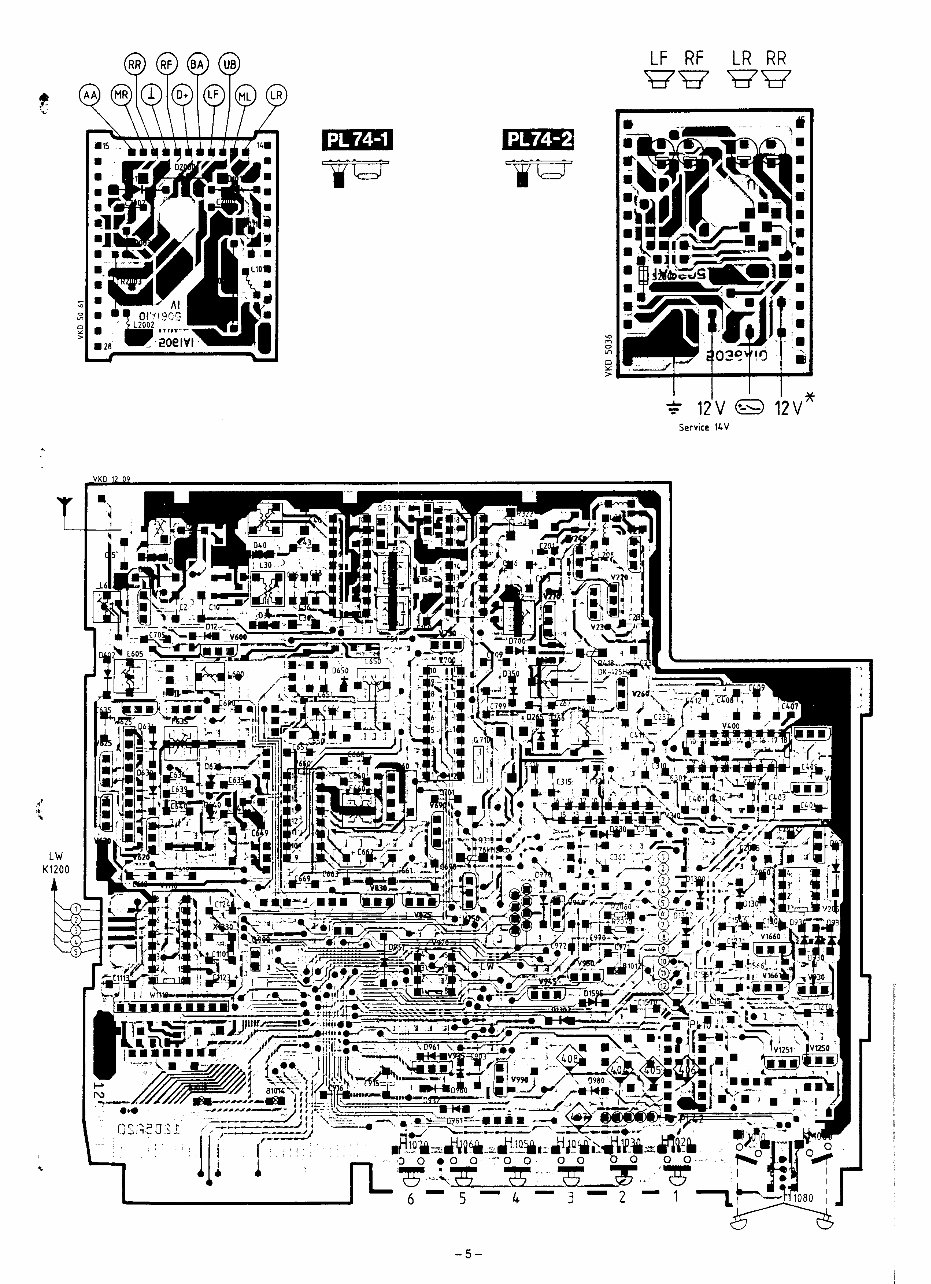 Schematic Diagrams Manual BLAUPUNKT FREIBURG/MELBOURNE SQR-39 CAR STEREO preview img 5