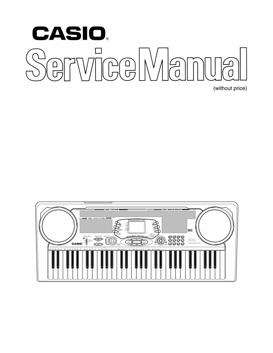 Service Manual CASIO CTK-541 ELECTRONIC KEYBOARD preview img 1