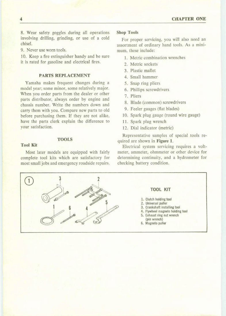 1965-1978 Yamaha YDS RD YM YR Series 250CC 400CC 2 Stroke Twins Service & Repair Manual preview img 10