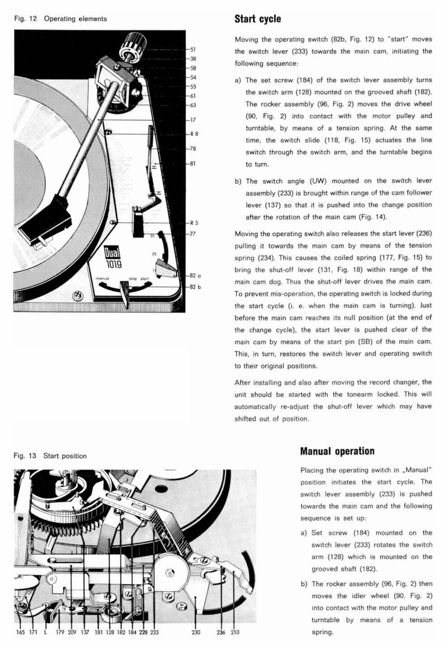 DUAL 1019 TURNTABLE Service Manual / Repair Manual preview img 10