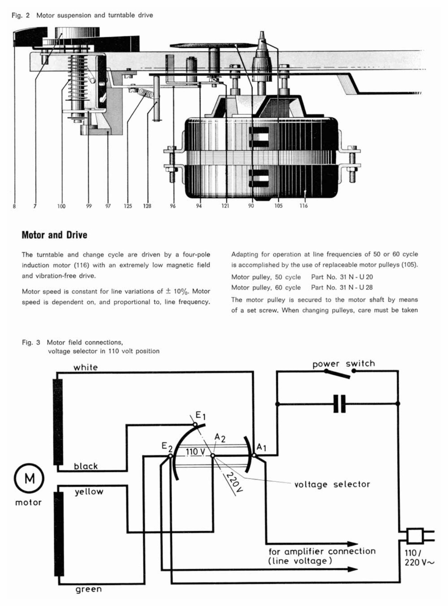 DUAL 1019 TURNTABLE Service Manual / Repair Manual preview img 4