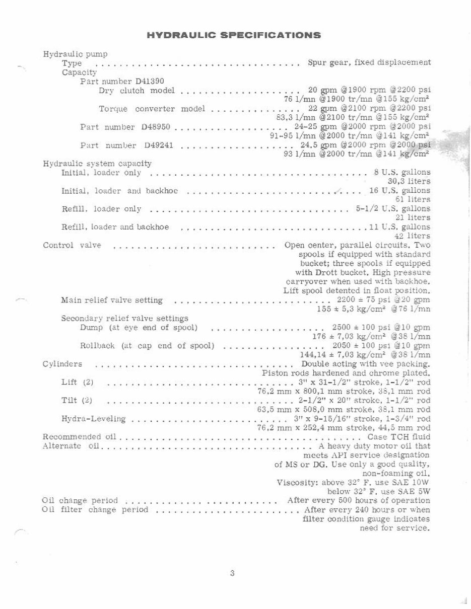CASE 580CK Tractor Workshop Service / Repair Manual preview img 9