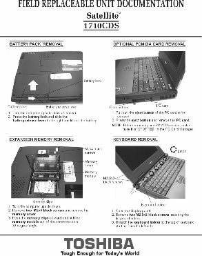TOSHIBA SATELLITE SATELLITE PRO LAPTOP Service / Repair Manual preview img 1
