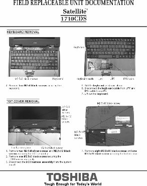 TOSHIBA SATELLITE SATELLITE PRO LAPTOP Service / Repair Manual preview img 2