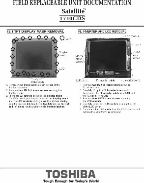 TOSHIBA SATELLITE SATELLITE PRO LAPTOP Service / Repair Manual preview img 7