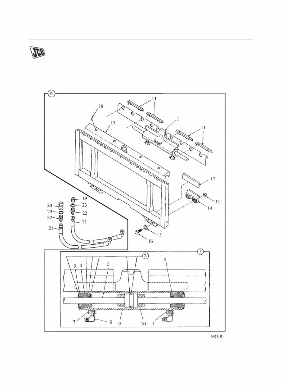 JCB 540-170 Telescopic Handlers Parts Catalog preview img 7