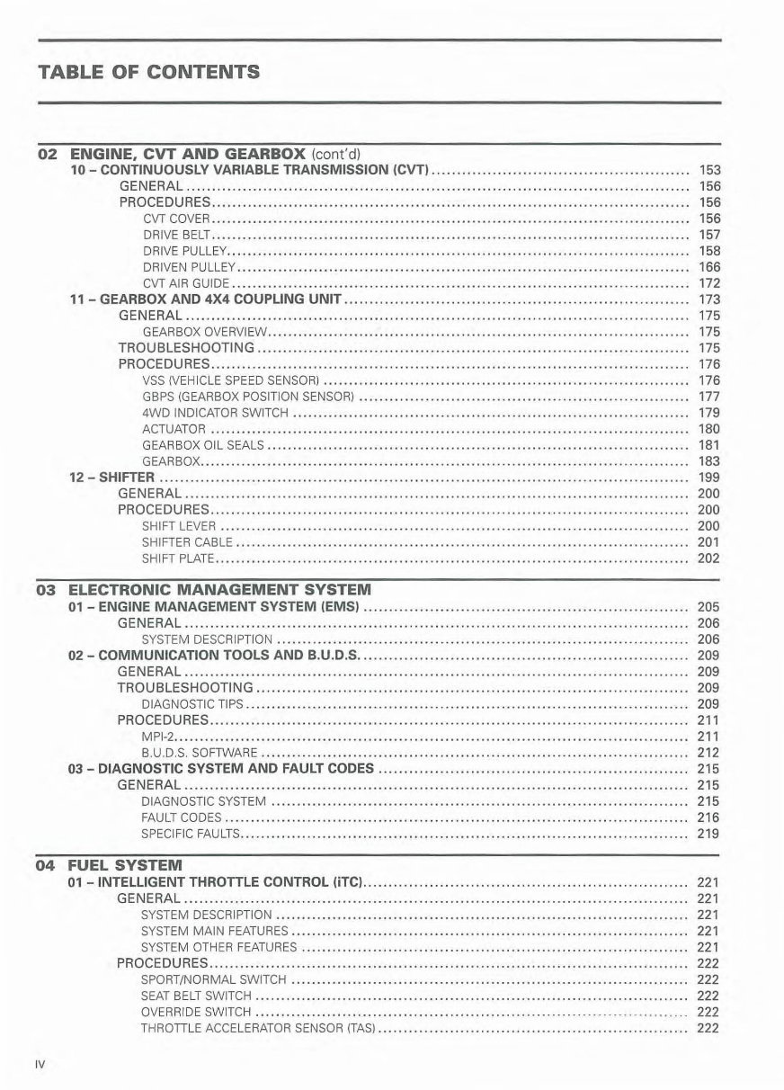 Can-Am Commander 1000 LTD 2012 2013 Workshop Service Manual preview img 4