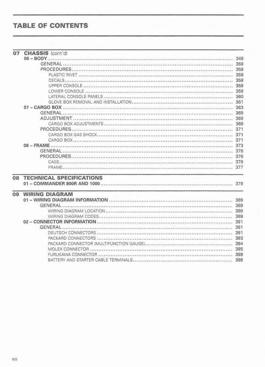 Can-Am Commander 1000 LTD 2012 2013 Workshop Service Manual preview img 8