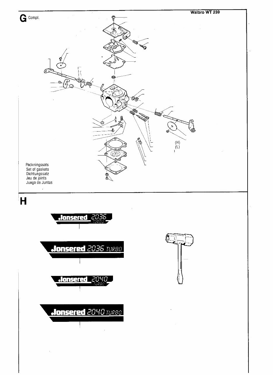 Jonsered 630 Chainsaw Factory Service & Work Shop Manual preview img 5