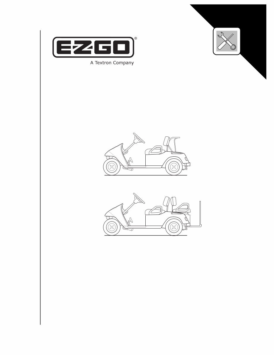 2007 E-Z-Go TXT Electric PDS Fleet Golf Cart Factory Service & Work Shop Manual preview img 1