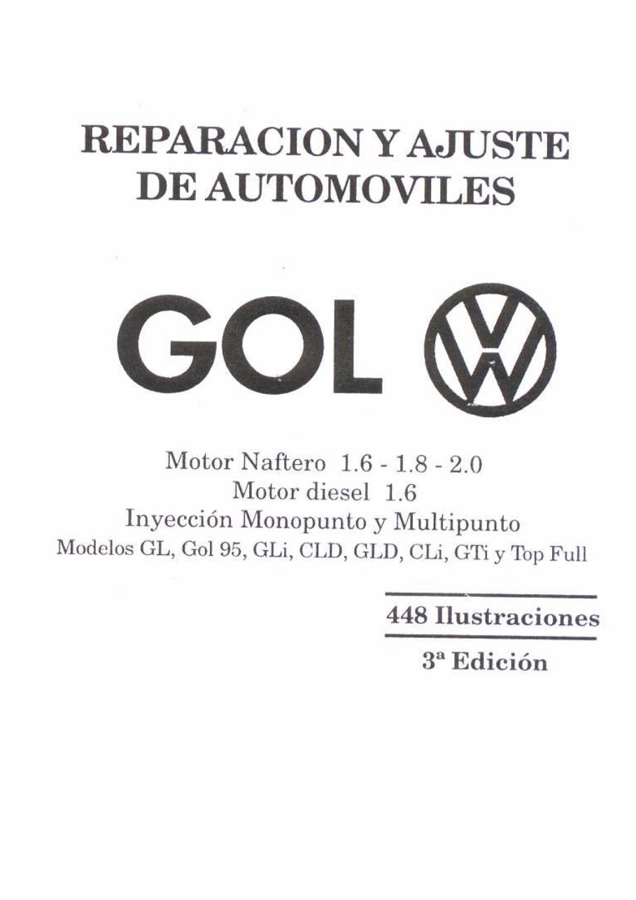 1995 Volkswagen Gol G2 Service & Repair Manual (in Spanish) preview img 3