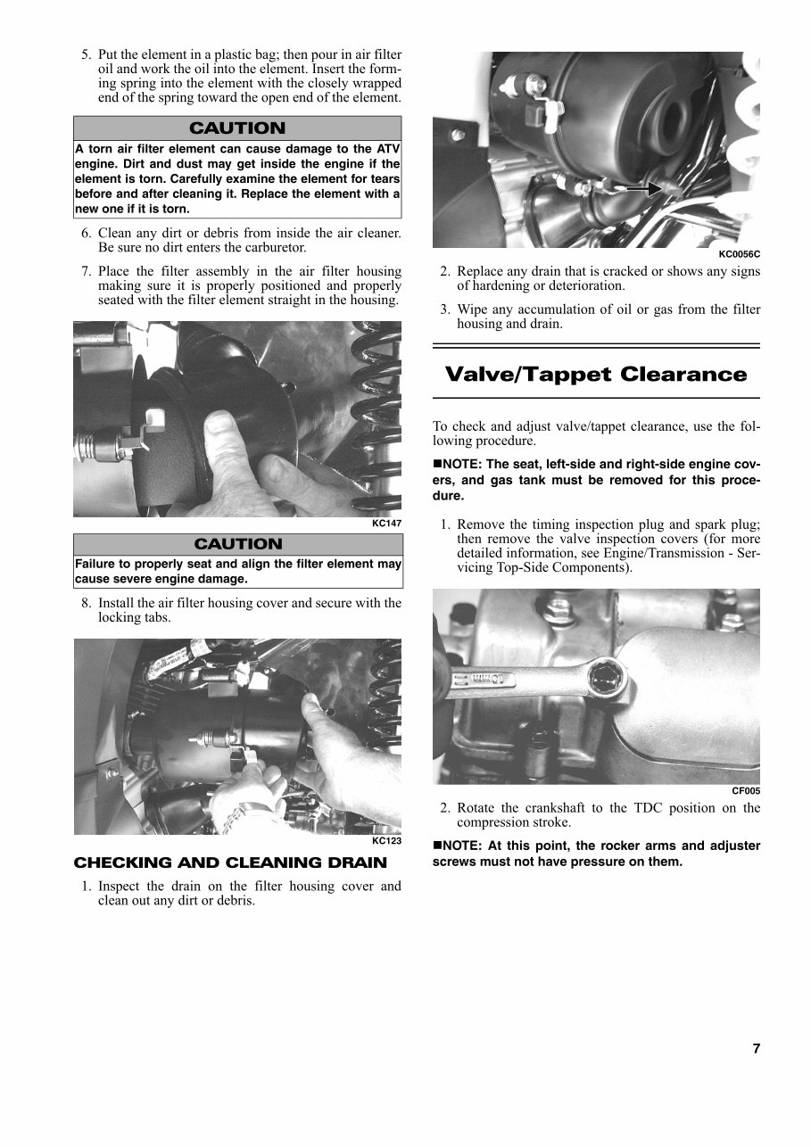 2014 Arctic Cat 400, 450, XC450 ATVs OEM Service & Repair Manual preview img 7