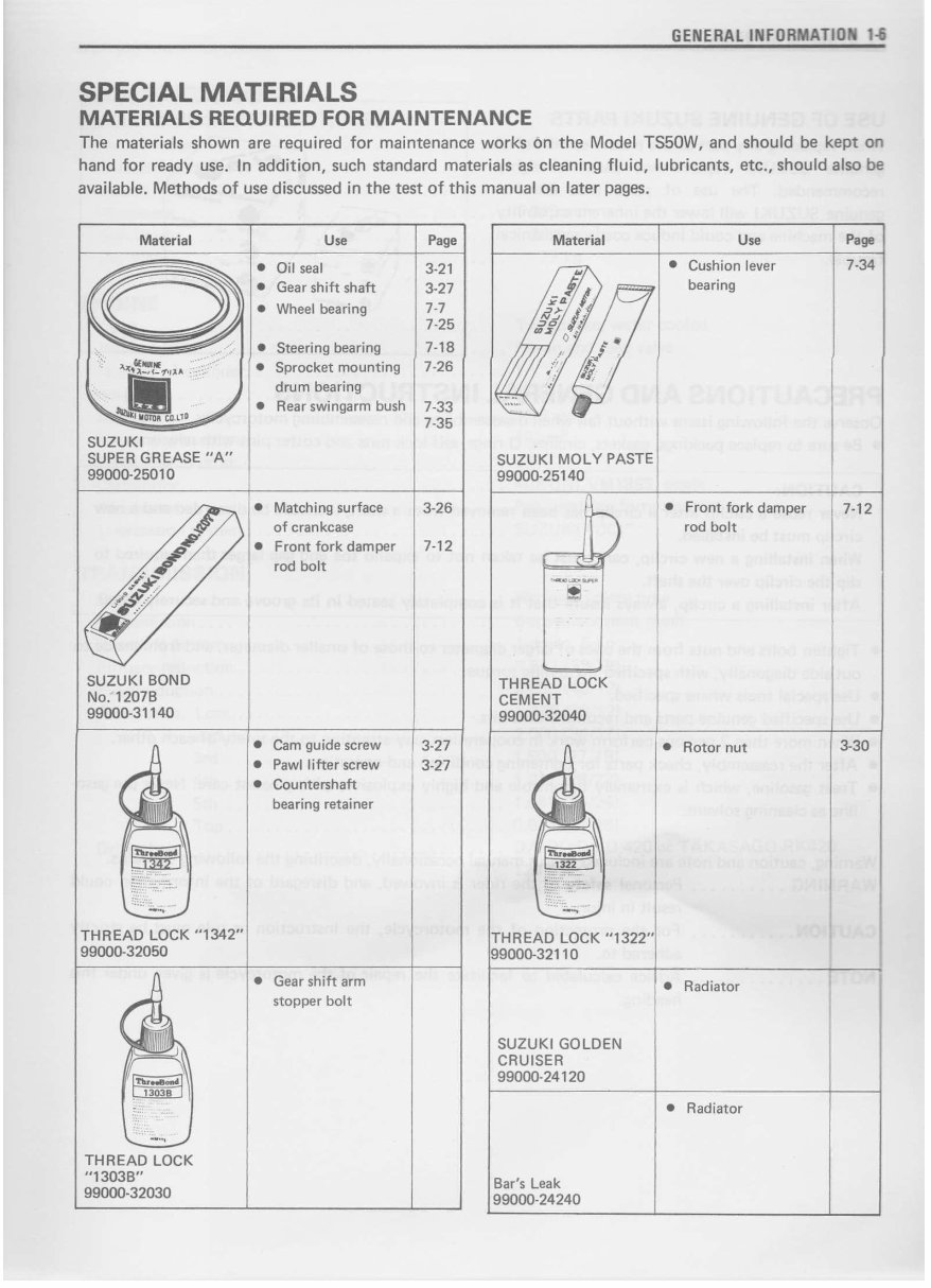1982-1986 Suzuki TS50 TS-50 Motorcycle Service & Repair Manual preview img 10
