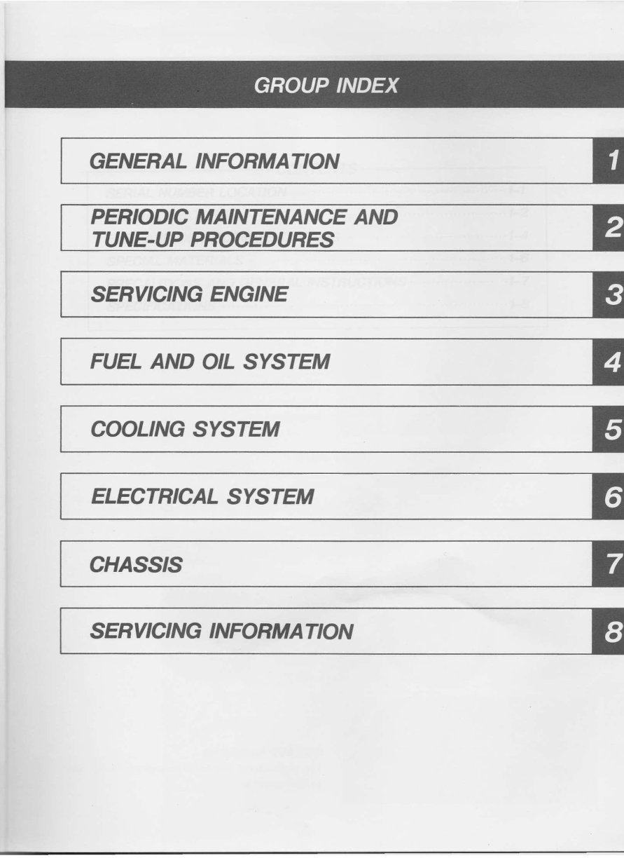 1982-1986 Suzuki TS50 TS-50 Motorcycle Service & Repair Manual preview img 3