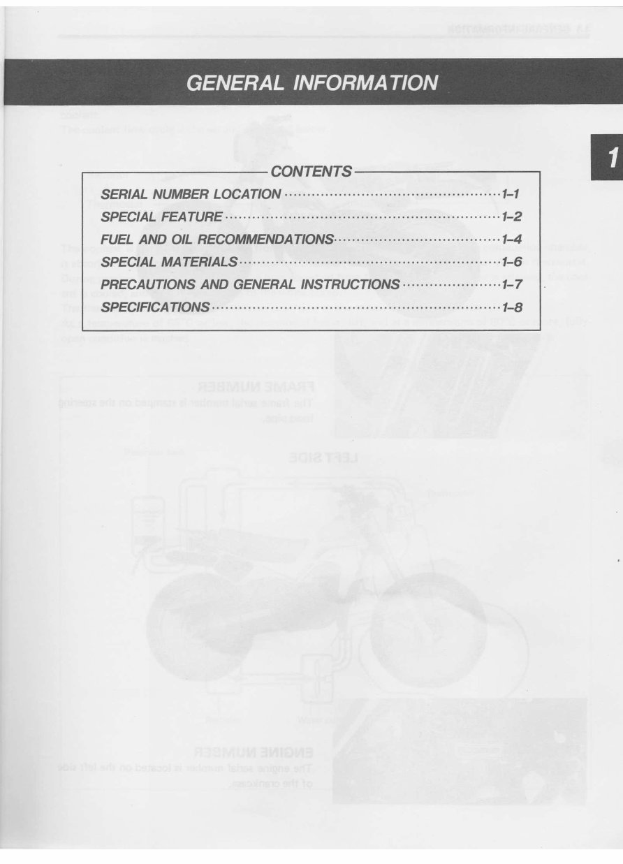 1982-1986 Suzuki TS50 TS-50 Motorcycle Service & Repair Manual preview img 4