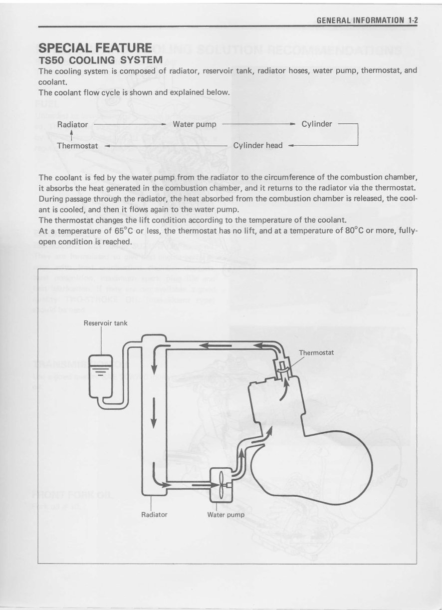 1982-1986 Suzuki TS50 TS-50 Motorcycle Service & Repair Manual preview img 6