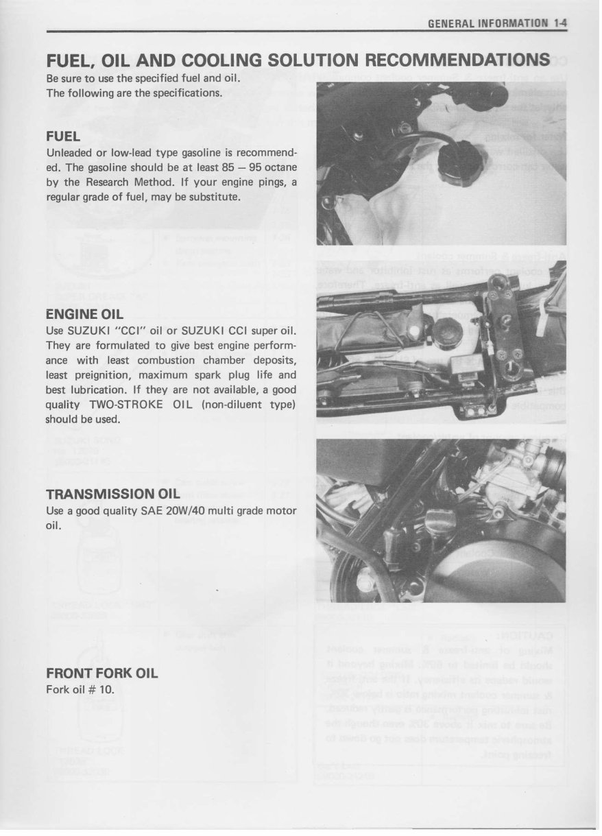 1982-1986 Suzuki TS50 TS-50 Motorcycle Service & Repair Manual preview img 8
