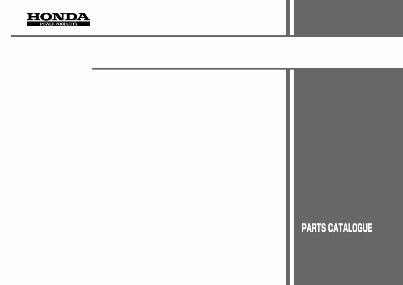 Honda GX630 GX660 GX690 parts book preview img 1