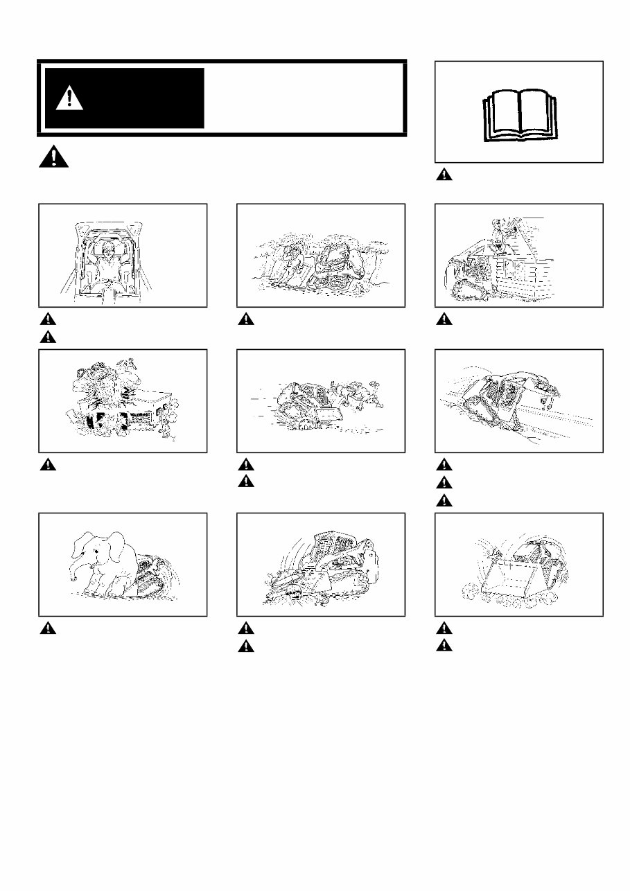 Model T190 Track Steer Loader Operation and Maintanance Manual preview img 2