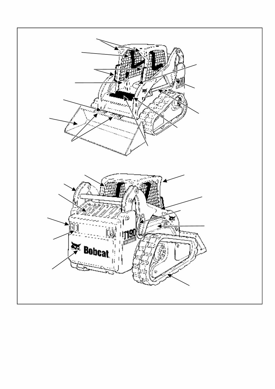 Model T190 Track Steer Loader Operation and Maintanance Manual preview img 9