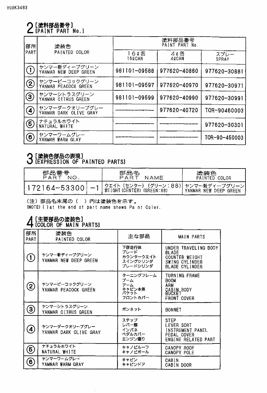 Yanmar Vio40-1 Crawler Backhoe Parts Catalog Manual preview img 4
