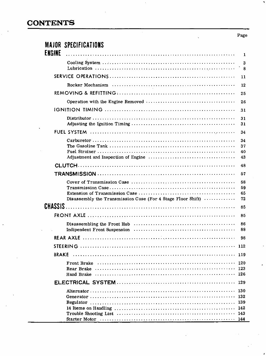 1964-1967 Datsun Bluebird 411 Service & Repair Manual preview img 4