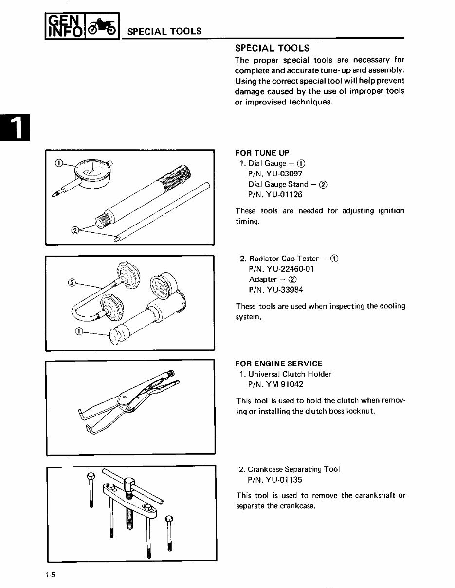 1985-1989 Yamaha YZ80 Motorcycle Service & Repair Manual preview img 10