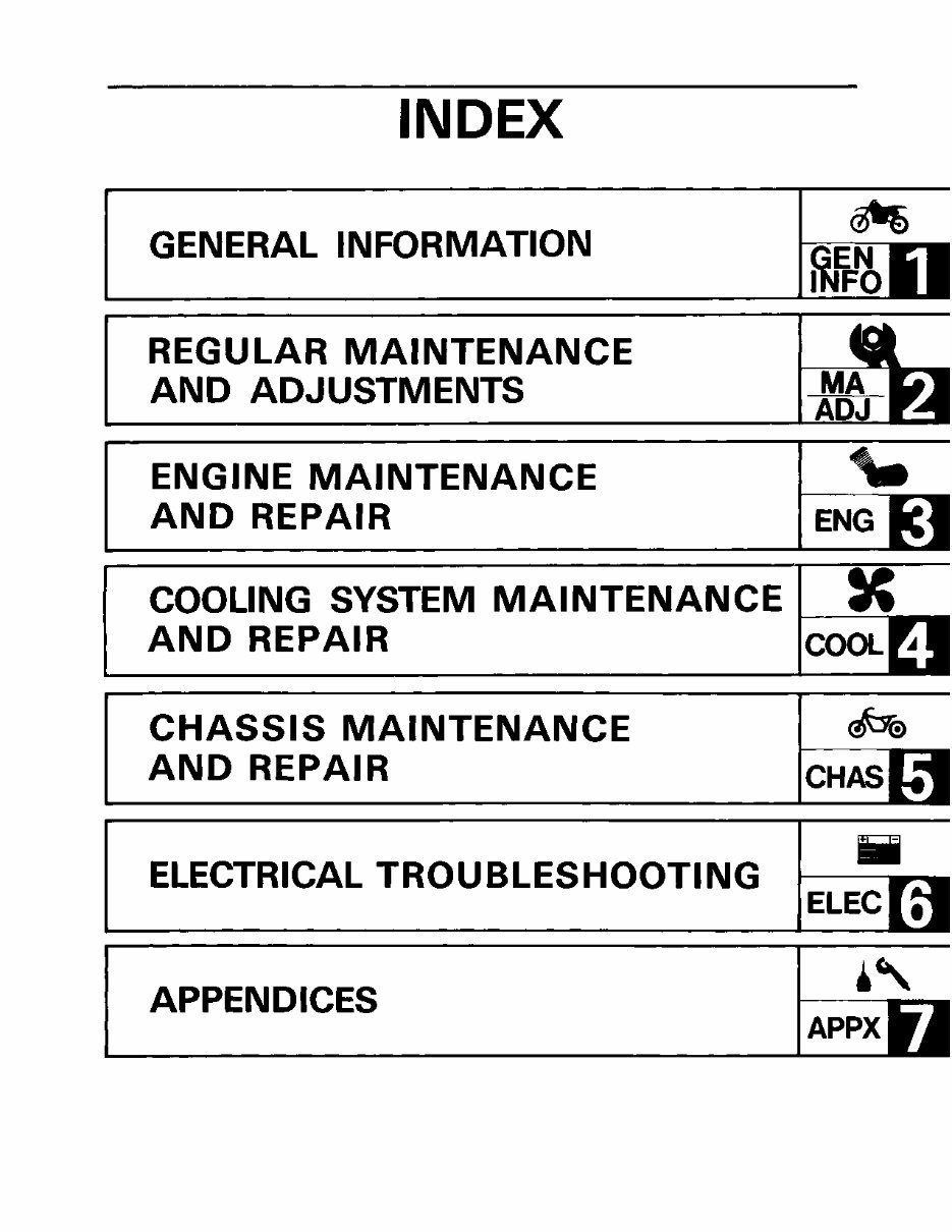 1985-1989 Yamaha YZ80 Motorcycle Service & Repair Manual preview img 4