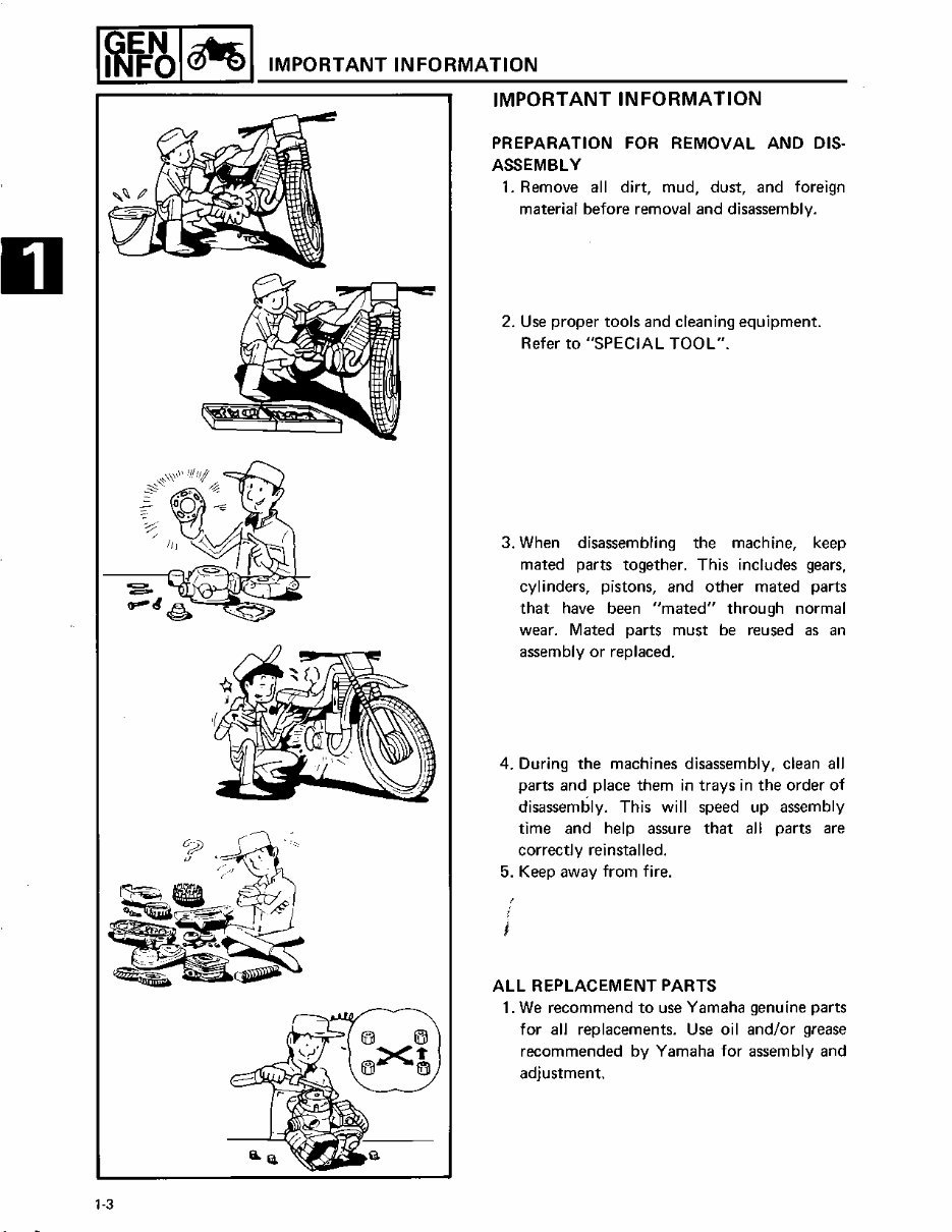 1985-1989 Yamaha YZ80 Motorcycle Service & Repair Manual preview img 8