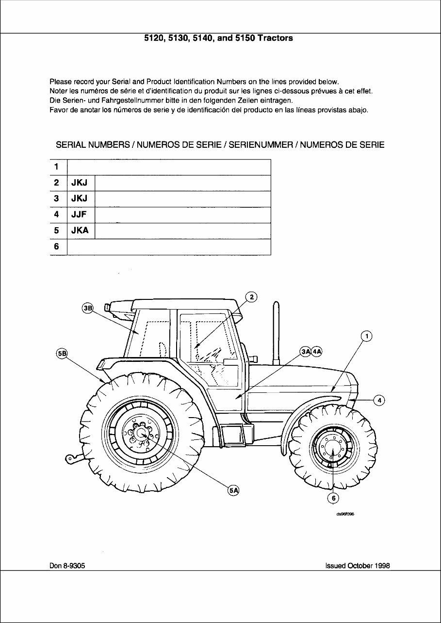 Case IH 5150 Diesel Tractor Parts Catalog preview img 3