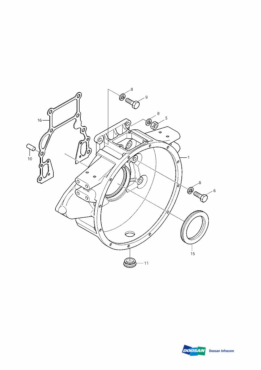DAEWOO DOOSAN SOLAR 155LC-V (155LCV) Crawler Excavator Service Parts Catalogue Manual preview img 6