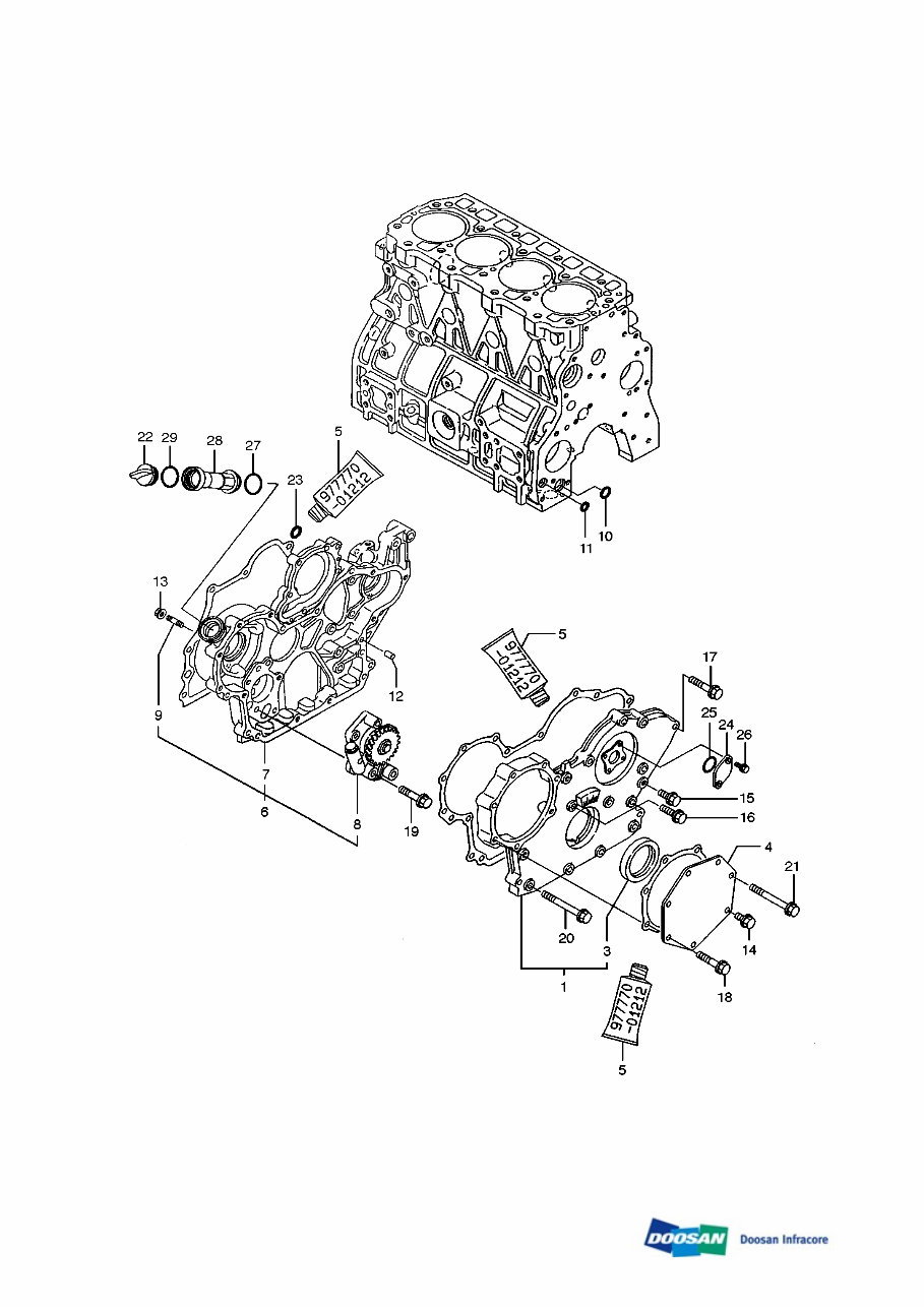 DAEWOO DOOSAN SOLAR 55-V PLUS MINI Crawler Excavator Service Parts Catalogue Manual preview img 3