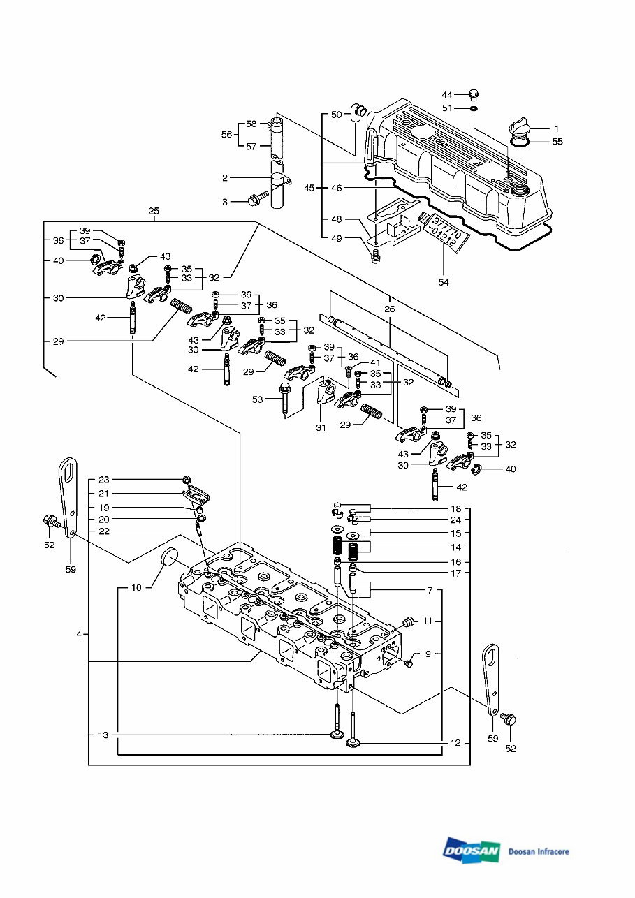 DAEWOO DOOSAN SOLAR 55-V PLUS MINI Crawler Excavator Service Parts Catalogue Manual preview img 7