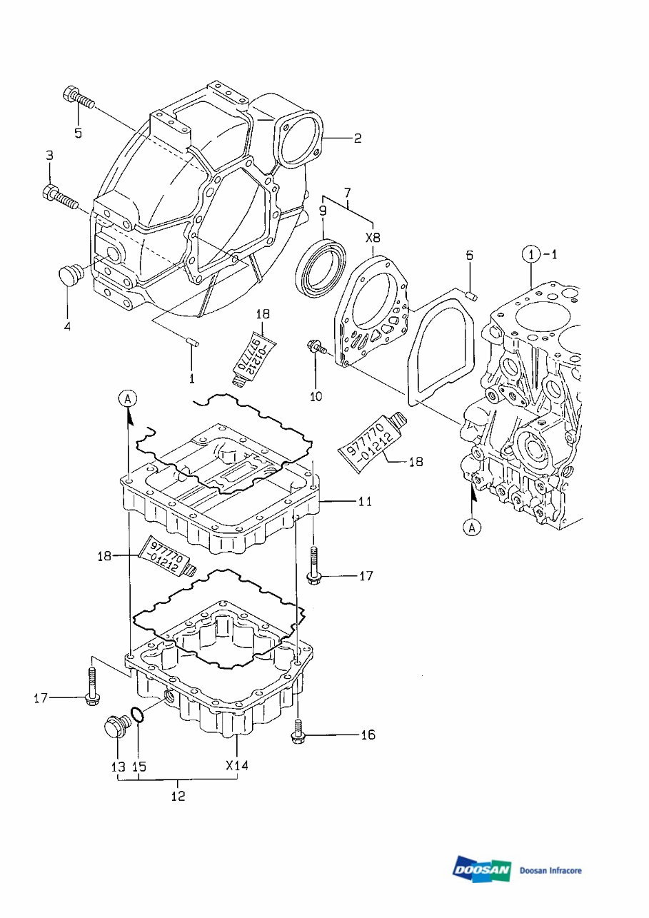 DAEWOO DOOSAN SOLAR 010 MINI Crawler Excavator Service Parts Catalogue Manual (SN: 20001 and up) preview img 5