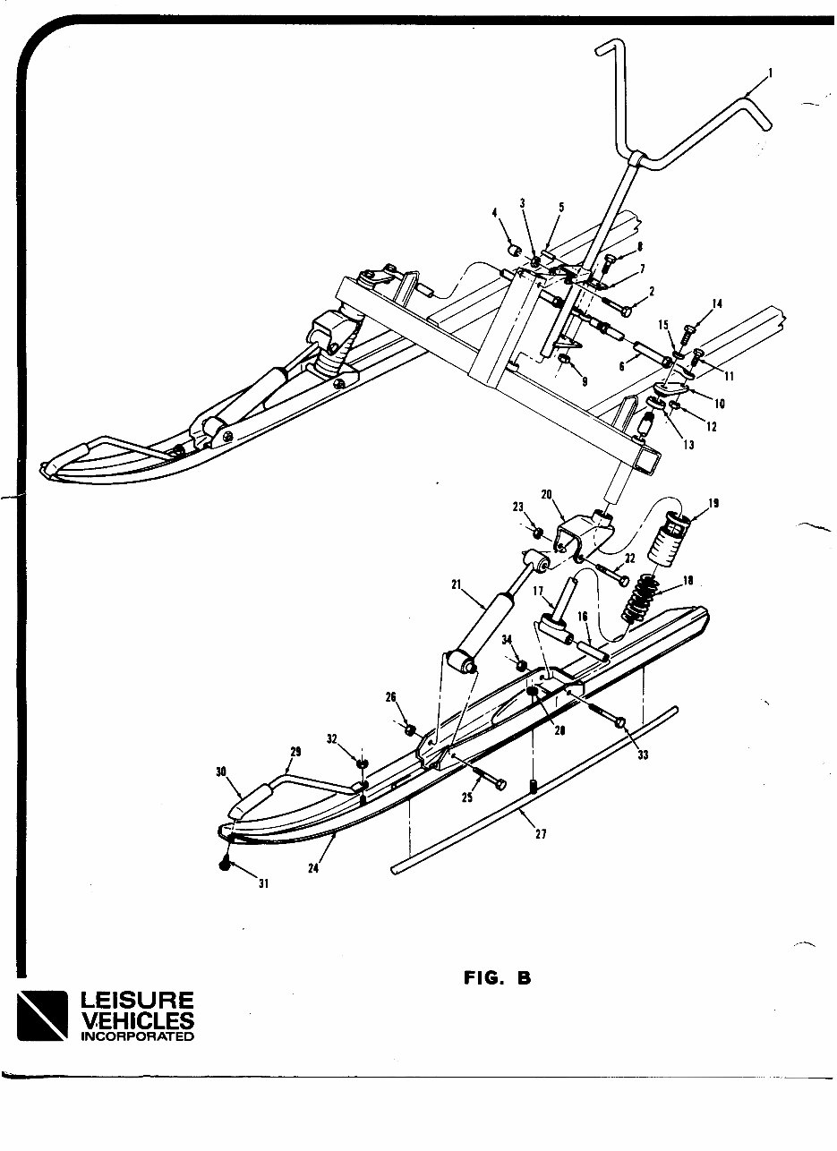 Raider snowmobile double eagle factory parts manual preview img 2