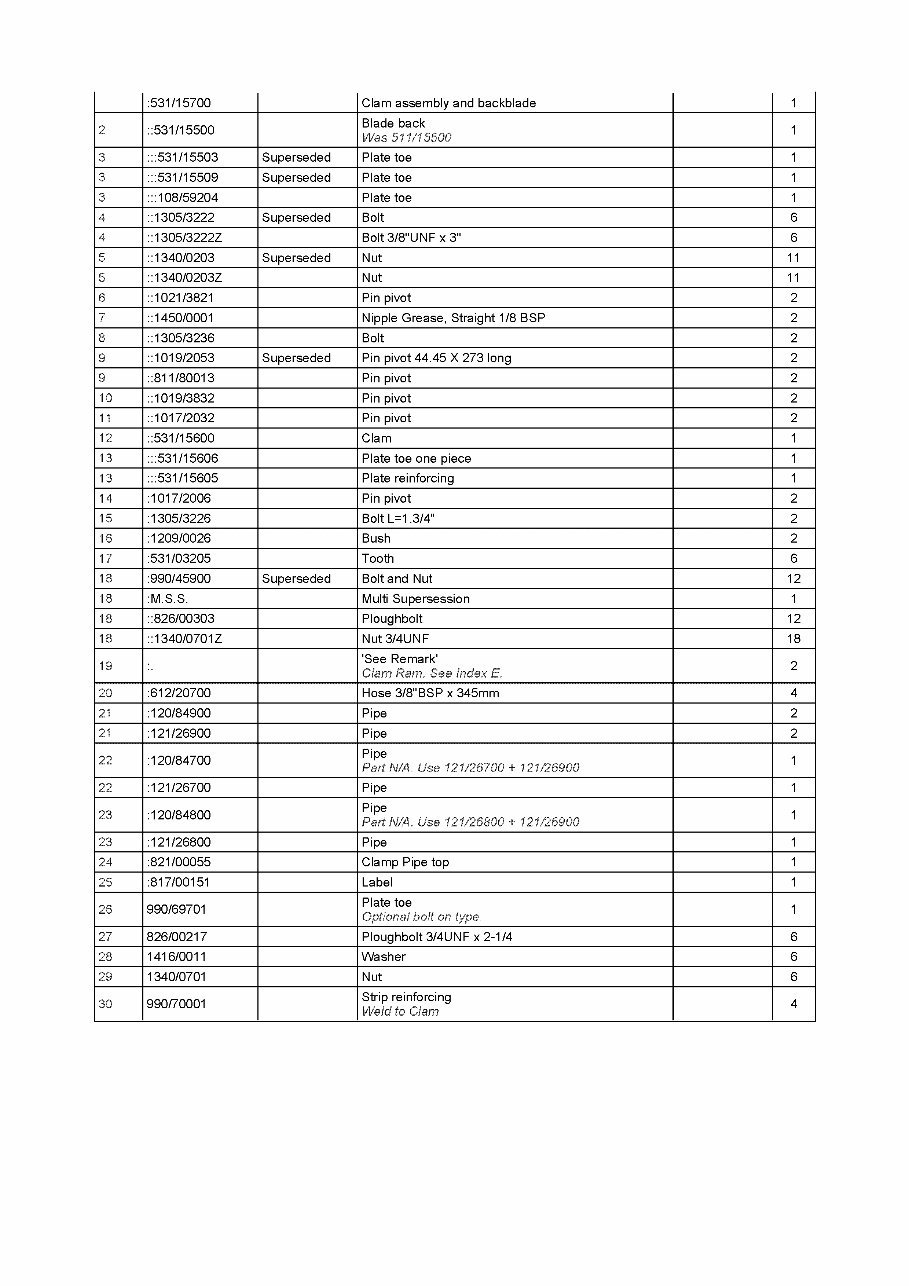 JCB 3CX-4 SITEMASTR BACKHOE Loader Parts Catalog Manual (SER. NUMBER 00290001-00305999) preview img 10