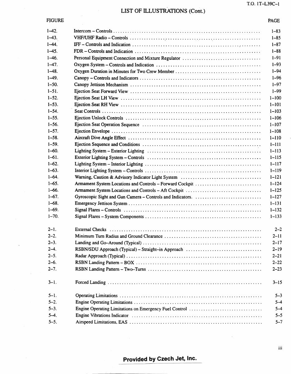 Aero L-39C L-39 Albatros flight manual technical POH preview img 7
