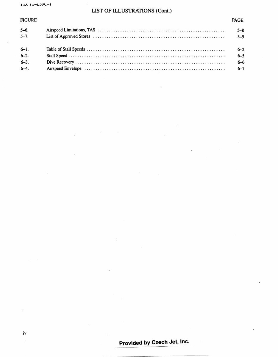 Aero L-39C L-39 Albatros flight manual technical POH preview img 8