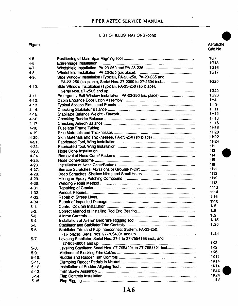 Piper PA-23 Aztec Service & Repair Manual preview img 6
