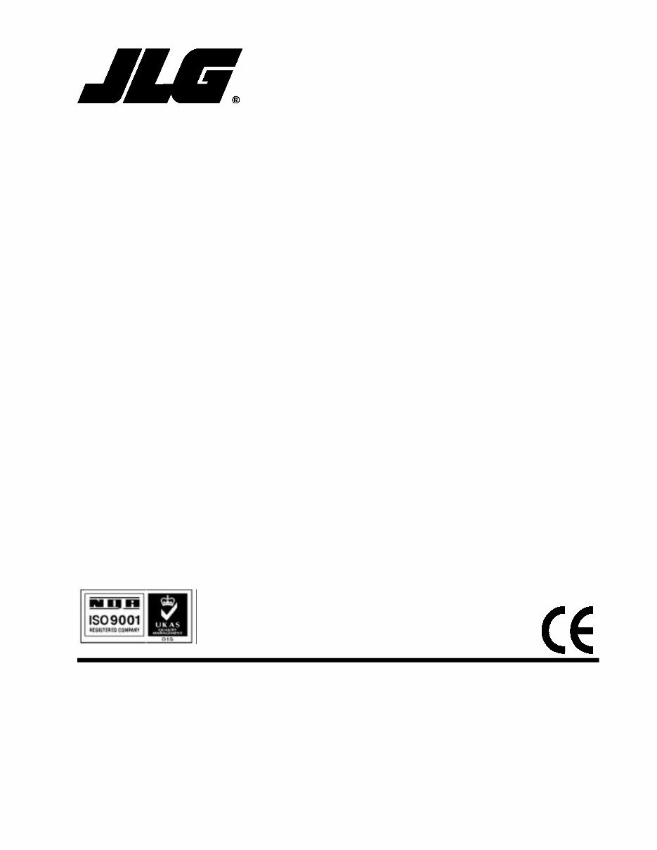 JLG Scissor Lifts 26MRT Service Repair Workshop Manual (P/N:3120892) preview img 1
