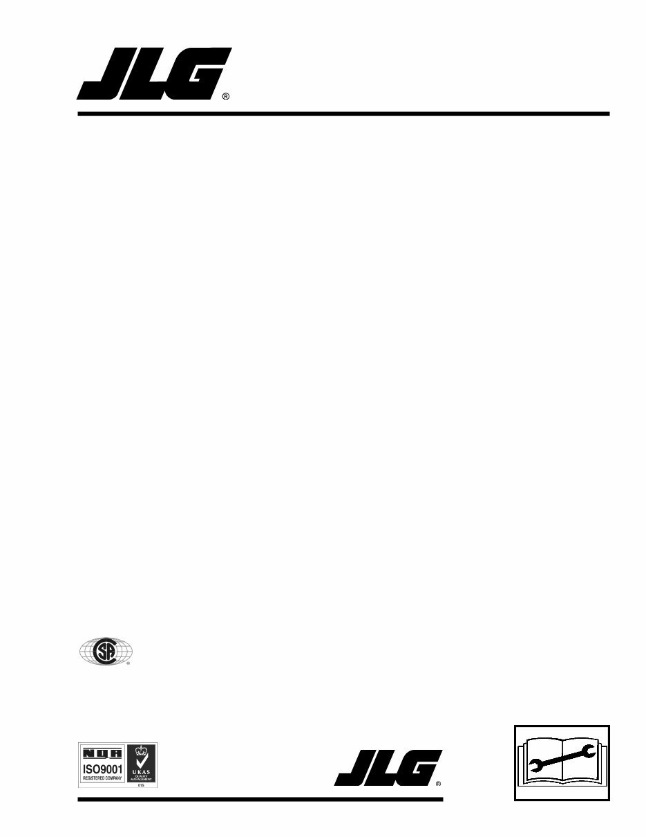 JLG Boom Lifts 60HA Service Repair Workshop Manual (P/N:3120655) preview img 1