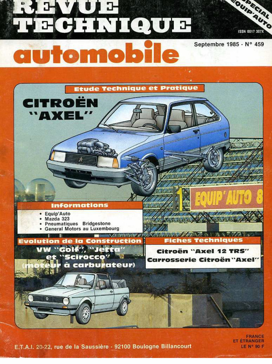 1978-1988 Citroen Axel Service & Repair Manual preview img 1