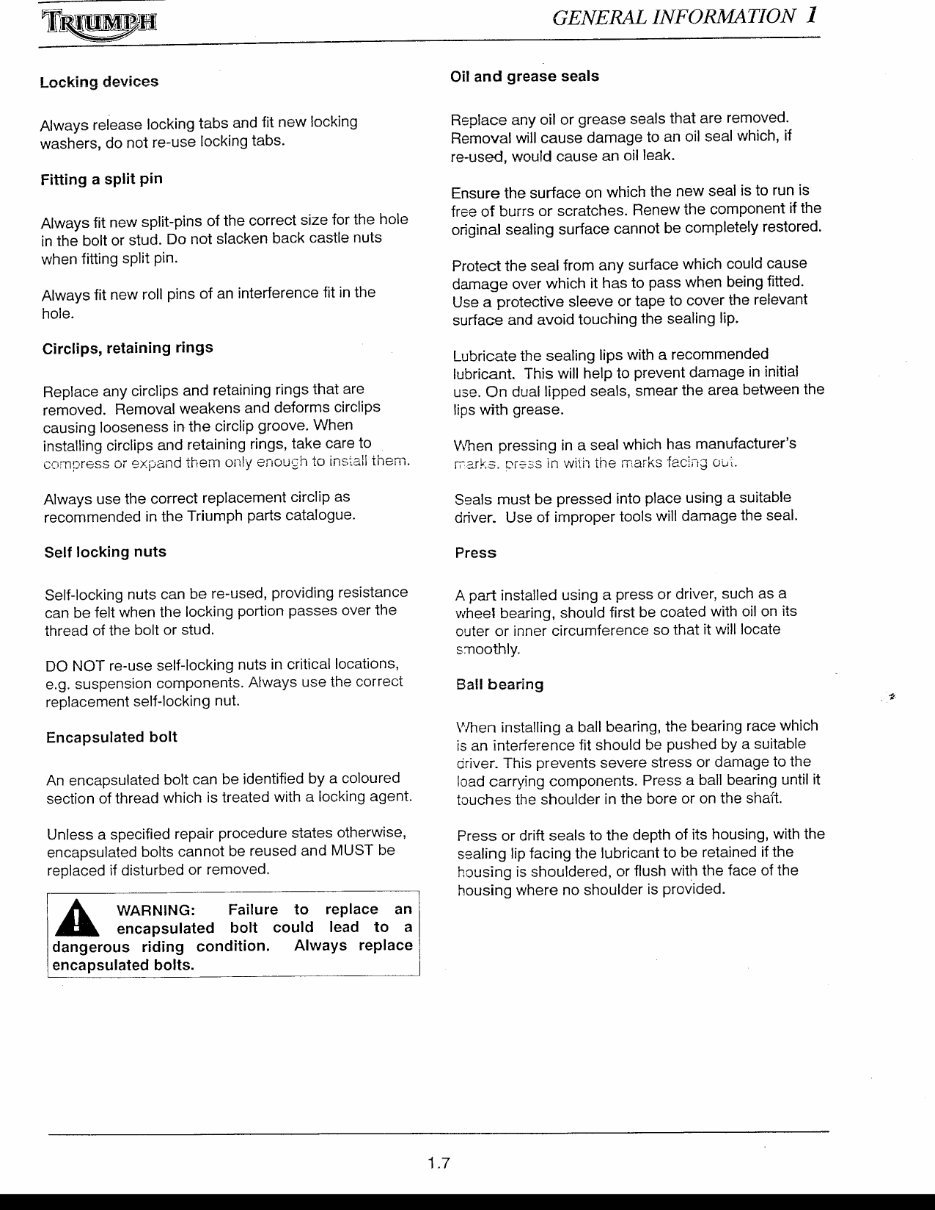 2003-2005 Triumph TT600 S4 Speed Four Service & Repair Manual preview img 10