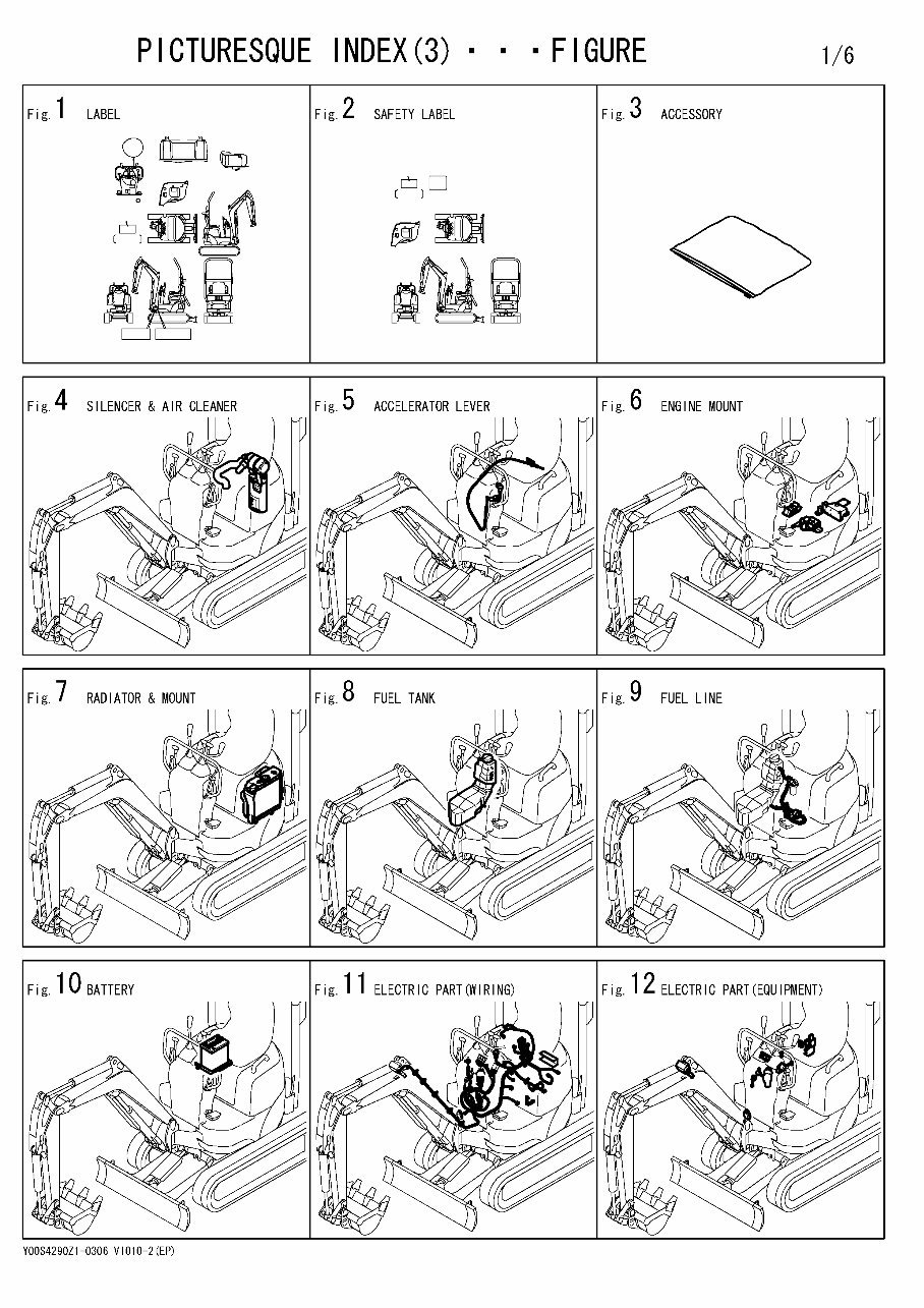 Yanmar Vio10-2 Crawler back-hoe Parts Catalogue preview img 6