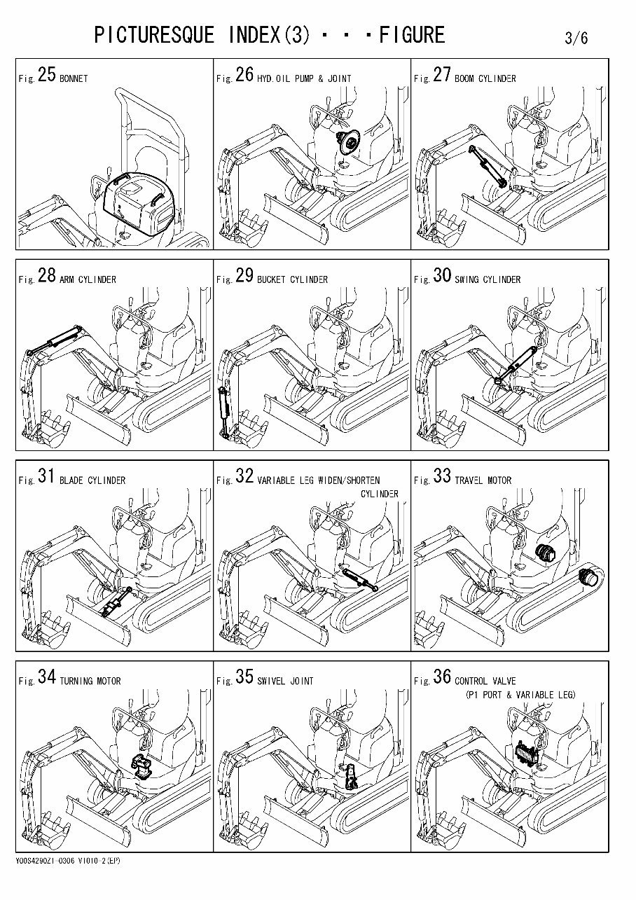 Yanmar Vio10-2 Crawler back-hoe Parts Catalogue preview img 8