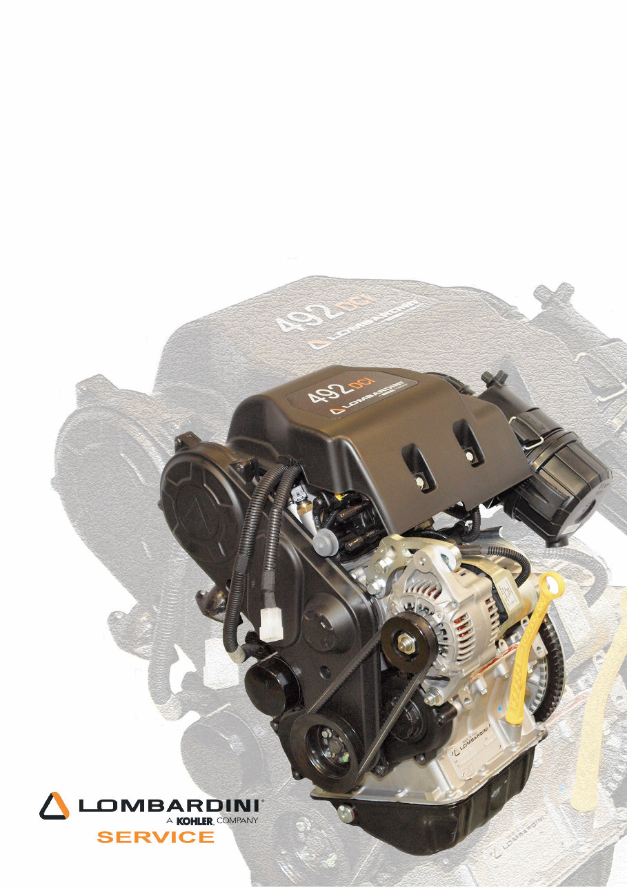 Lombardini LDW 492 DCI Engine OEM Service & Repair Manual preview img 1