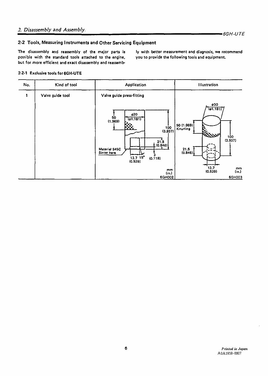 Yanmar Marine Diesel Engine 6GH-UTE Service Repair Manual preview img 8